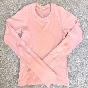 ✨Lululemon Swiftly Tech LS 2.0 *Race Length in Dew Pink